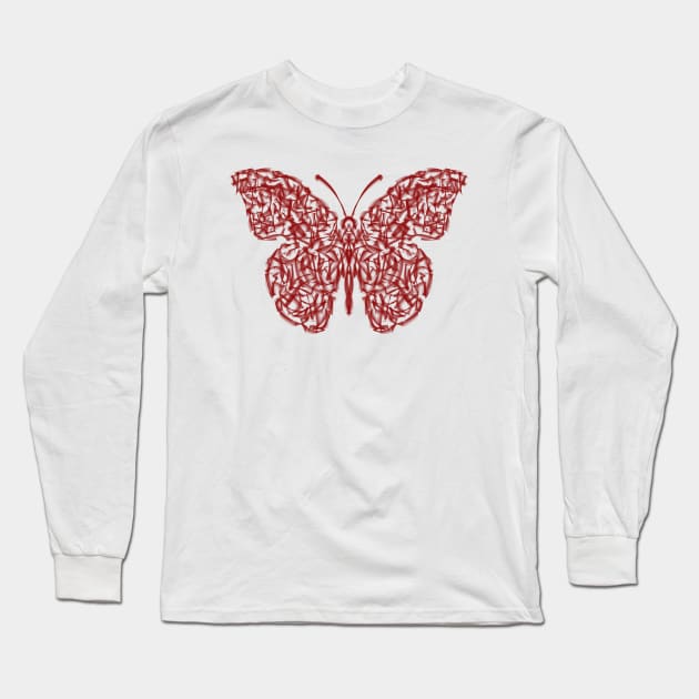 Butterfly Long Sleeve T-Shirt by ngmx